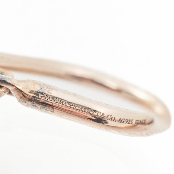 Tiffany & Co. Paloma Picasso Villa Paloma Sterling Silver Palm Drop Earrings - Picture 4 of 4